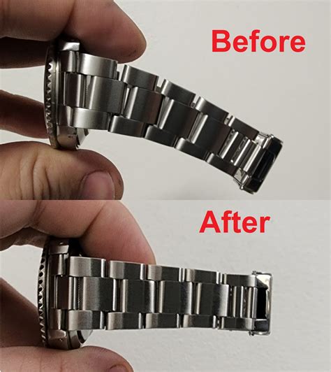 rolex gold bracelet refurb